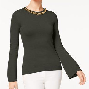 Michael Kors Women's Chain-Embellished Sweater NWT
